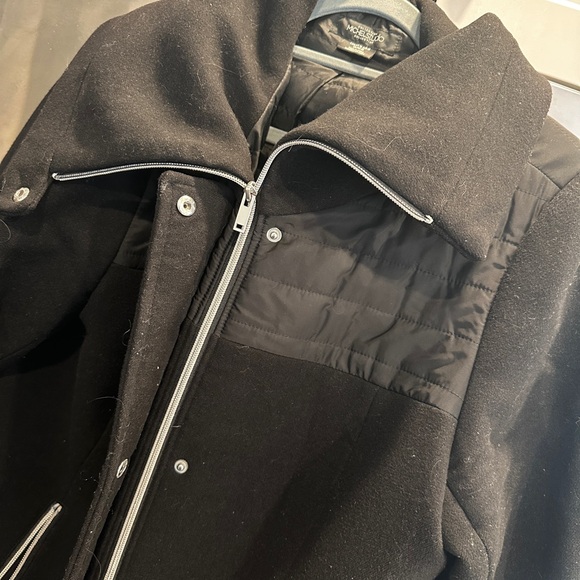 Black wool coat - Picture 3 of 5